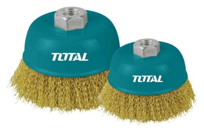 TOTAL ESCOVA ARAME  TAC31051 125MM M14 Total Herramientas Oficial