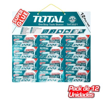 TOTAL SUPER COLA  THT3521  12PCS/SET Total Herramientas Oficial
