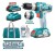 TOTAL ATORNILLADOR TIDLI2002 2BAT LI-ION CON  IMPACTO Total Herramientas Oficial