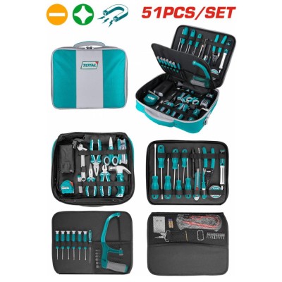 TOTAL KIT FERRAMENTAS TKTTSK0512  51PCS Total Herramientas Oficial