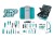 TOTAL KIT FERRAMENTA TKTTSK0512  51PC Total Herramientas Oficial