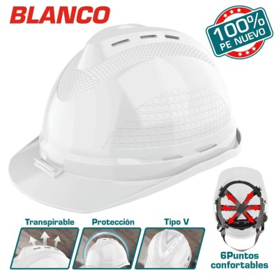 TOTAL CAPACETE SEGURANÇA TSP8602 BRANCO  Total Herramientas Oficial