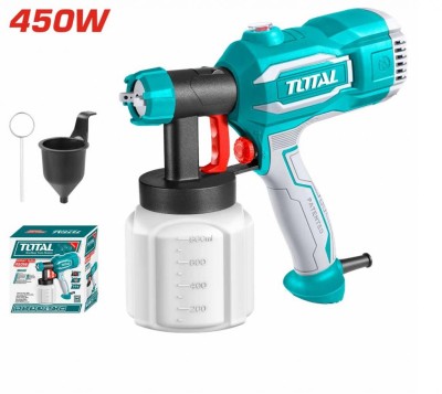 TOTAL PISTOLA DE  PINTURA  TT3506 450W 800ML PLAST Total Herramientas Oficial