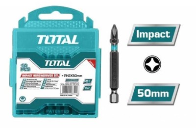 TOTAL BITS PHILIPS TACIM16PH223 PH2X50MM Total Herramientas Oficial