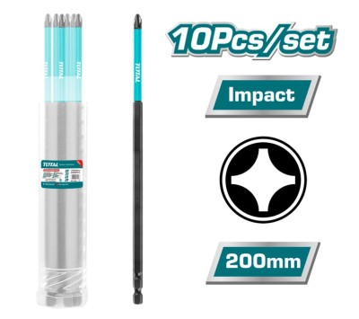TOTAL BITS PHILIPS TACIM16PH283 PH2X200MM Total Herramientas Oficial