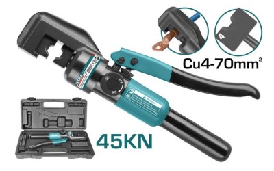 TOTAL HIDRAULICO CRIMPAGEM 45KN THCT070 Total Herramientas Oficial