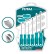 TOTAL KIT CHAVE FENDA  8 PCS THTDC250801 Total Herramientas Oficial