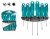 TOTAL KIT CHAVE FENDA   10 PCS  THTDC251001 Total Herramientas Oficial