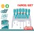 TOTAL KIT DE CHAVE DE FENDA DE PRECISÃO E PONTAS   THT250614 14PCS Total Herramientas Oficial
