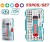 TOTAL KIT CHAVE DE FENDA  55PCS  TACSD30556  Total Herramientas Oficial