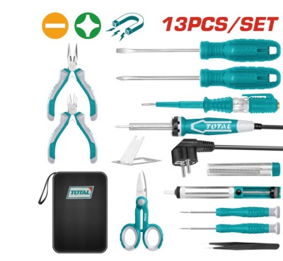 TOTAL KIT FERAMENTAS 13PCS TKTTSK0132   Total Herramientas Oficial