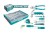 TOTAL KIT FERAMENTA  THKTV02H111 11PCS Total Herramientas Oficial