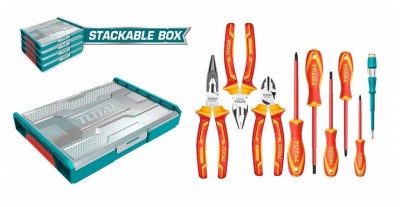 TOTAL KIT FERAMENTA  THKTV02H091 9PCS Total Herramientas Oficial