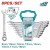 TOTAL KIT CHAVE CATRACA  FLEXÍVEL 8PCS THT102RK586  Total Herramientas Oficial