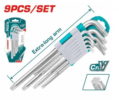 TOTAL KIT CHAVE  TORX THT106391 Total Herramientas Oficial