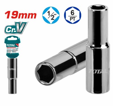 TOTAL SOQUET HEXAGONAL THTST12193L 1/2 19MM Total Herramientas Oficial