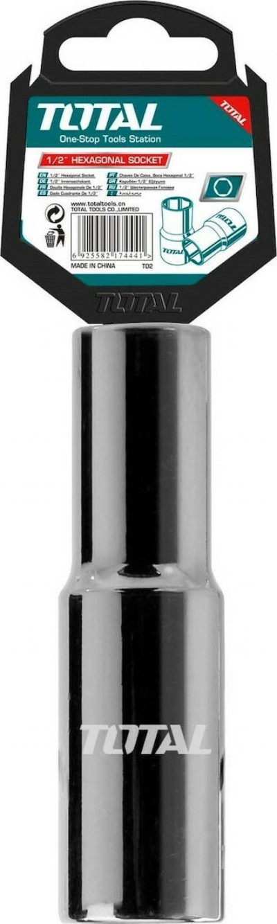 TOTAL SOQUET HEXAGONAL THTST12303L 1/2 30M Total Herramientas Oficial