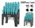 TOTAL KIT DE CHAVES FENDA 26PCS THTDC252601 Total Herramientas Oficial