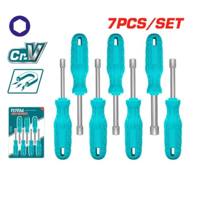 TOTAL CONJUNTO DE CHAVE DE FENDA DE PORCA   7PCS  TNSS0701 Total Herramientas Oficial