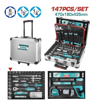 TOTAL KIT DE FERAMENTA  THKTHP21476 147PCS Total Herramientas Oficial