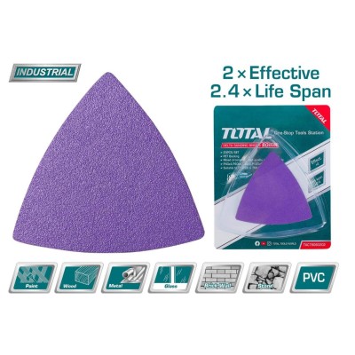 TOTAL FOLHAS DE LIXA ROXO DELTA TAC78080202 Total Herramientas Oficial