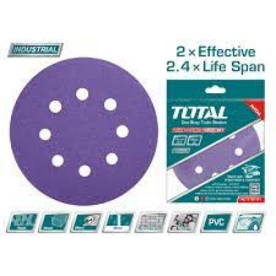 TOTAL DISCO DE LIXA ROXO TAC73150101 Total Herramientas Oficial