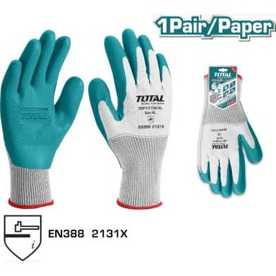 TOTAL LUVAS DE LÁTEX TSP13106-XL Total Herramientas Oficial