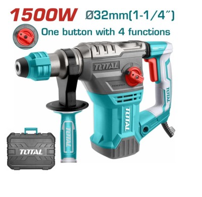 TOTAL MARTELETE  TH1153236  1500W SDS PLUS Total Herramientas Oficial
