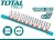 TOTAL KIT CATRACA  THT1411023 10PC  1/4 Total Herramientas Oficial