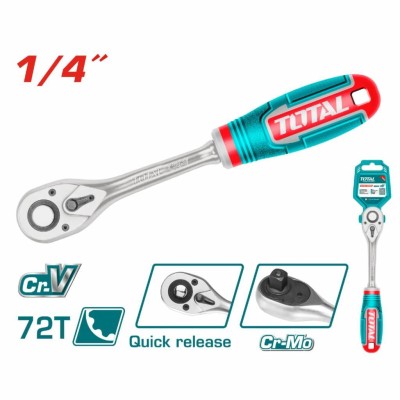 TOTAL CHAVE CATRACA 1/4  THT106146 158MM Total Herramientas Oficial