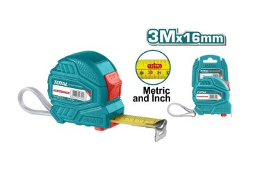 TOTAL TRENA METRICA TMT126331  3MX16MM Total Herramientas Oficial