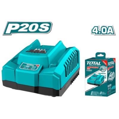 TOTAL CAREGADOR UTFCLI20411 20V RAPIDO Total Herramientas Oficial