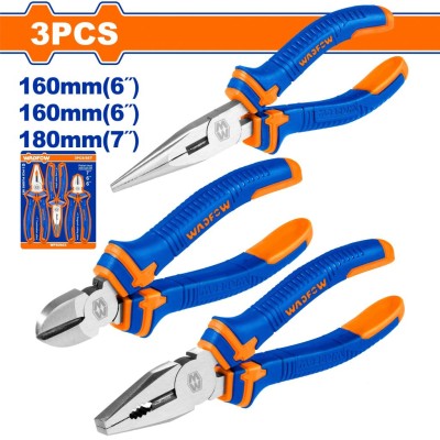 WADFOW  KIT ALICATE  3P  WPS0603 Total Herramientas Oficial