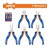 WADFOW KIT  ALICATE  COMBINADOS  5PZ   WPS1615 Total Herramientas Oficial