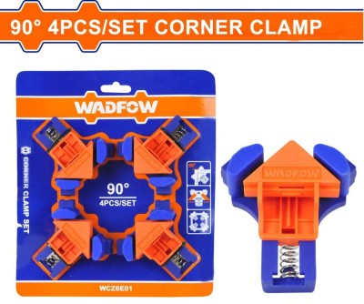 WADFOW BRAÇADEIRA DE CANTO WCZ6E01  4PCS 90 Total Herramientas Oficial