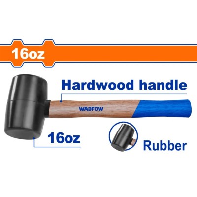 WADFOW MARTELO BORACHA 450G WMB7302  Total Herramientas Oficial