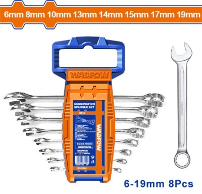 WADFOW  KIT CHAVE COMBINADA  WSP1208 8PZ Total Herramientas Oficial