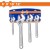 WADFOW CHAVE AJUSTÁVEIS WAW174K 4PCS Total Herramientas Oficial