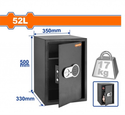 WADFOW COFRE  DIGITAL 50X35X33CM    WEB1550  Total Herramientas Oficial