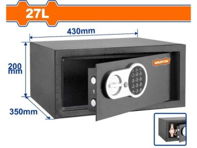 WADFOW COFRE   DIGITAL 27L  20X43X35CM   WEB1535  Total Herramientas Oficial