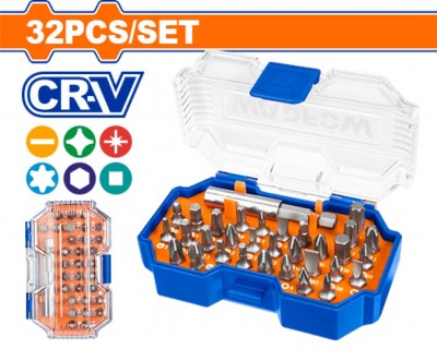 WADFOW BITS KIT PARA CHAVE DE FENDA 32PCS    WBS3B32 Total Herramientas Oficial