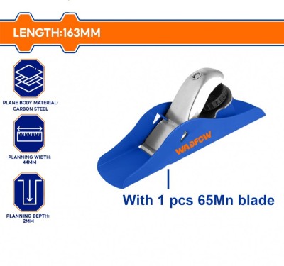 WADFOW PLAINA MANUAL  163MM  WTB1101 Total Herramientas Oficial