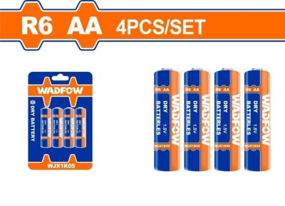 WADFOW BATERIA AA KIT 4PCS   WJX1K05 Total Herramientas Oficial