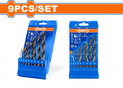 WADFOW  BROCA  KIT 9PCS      WTD6B01 Total Herramientas Oficial