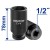 WADFOW SOQUETE IMPACTO 10PCS WMS2D02  Total Herramientas Oficial