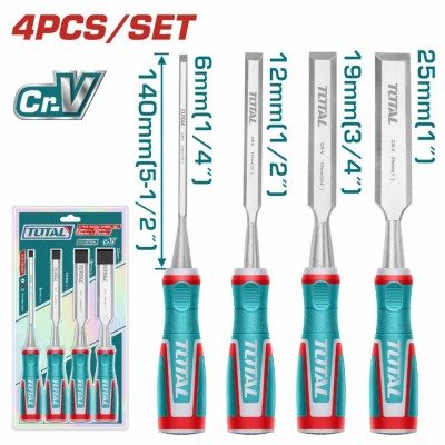 TOTAL KIT FORMAN PARA MADEIRA  4PCS THT41K0401  Total Herramientas Oficial