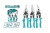 TOTAL TESOURA LATA THT520106K 3PCS 10 Total Herramientas Oficial