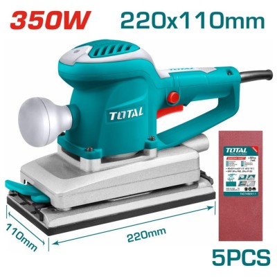 TOTAL LIXADERA ORBITAL  TF1302206 350W TREME TRE Total Herramientas Oficial
