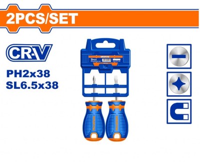 WADFOW  CHAVE FENDA KIT 2PCS WSS1202  Total Herramientas Oficial