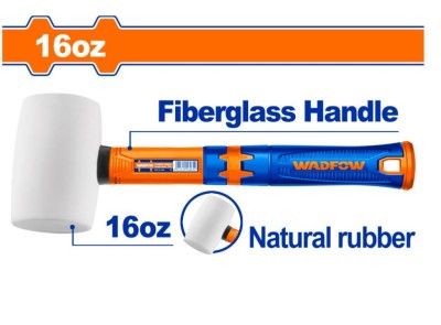 WADFOW MARTELO BORRACHA 450G WHM7304  Total Herramientas Oficial